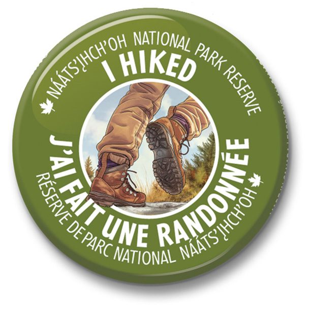 A hiking badge from Washington National Park Reserve.